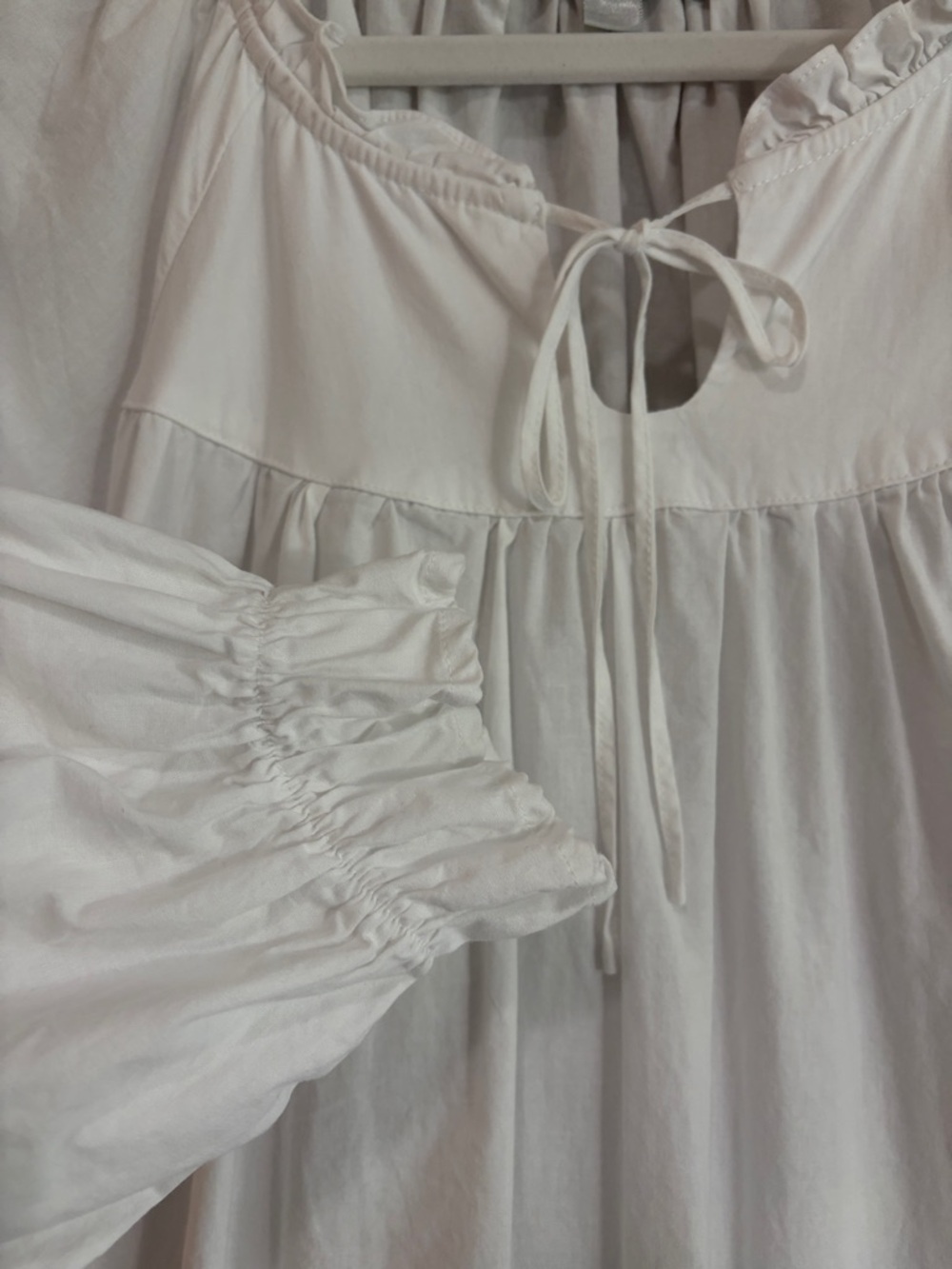Doen style, 100% cotton Victorian style nightgown, lightweight, cottagecore. - Picture 3 of 11